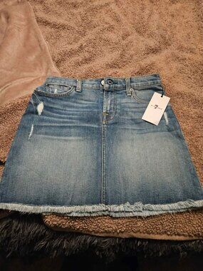 For all of Mankind Denim skirt size 25